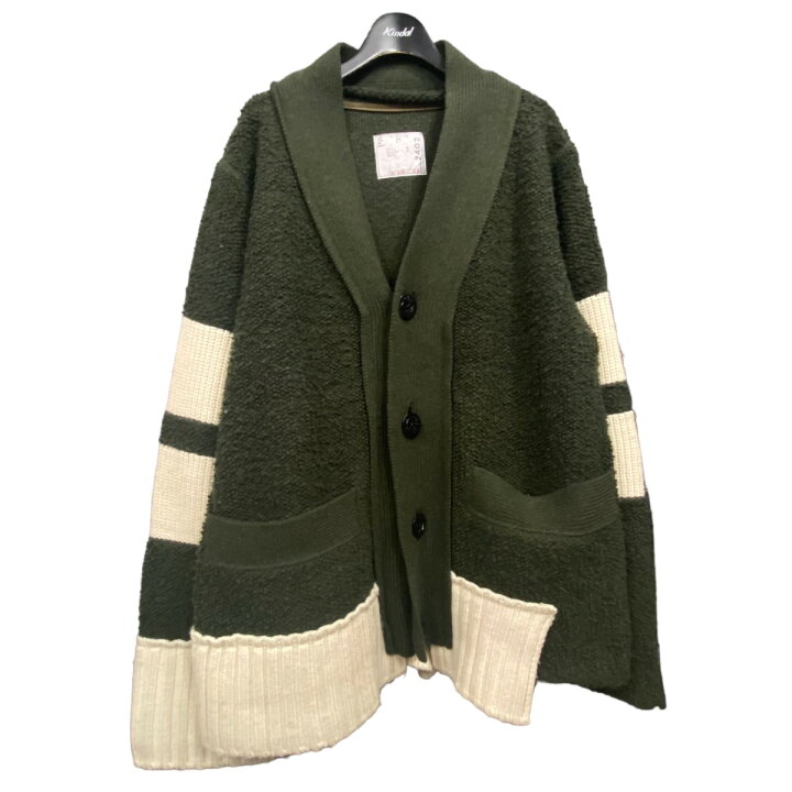 楽天市場】【中古】sacai 20AW｢Wool Knit Cardigan｣ウール切替 