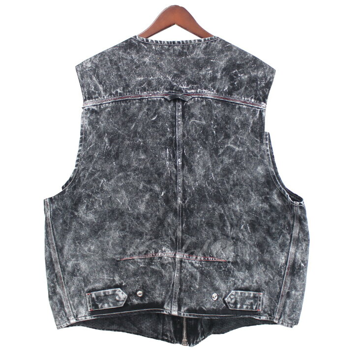 楽天市場】【中古】DIESEL by Glenn Martens23AW D-Samp DENIM VEST 