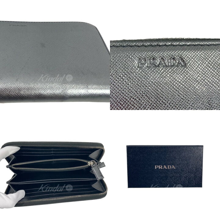 楽天市場】【中古】PRADA長財布 シルバー サイズ：-【価格見直し 