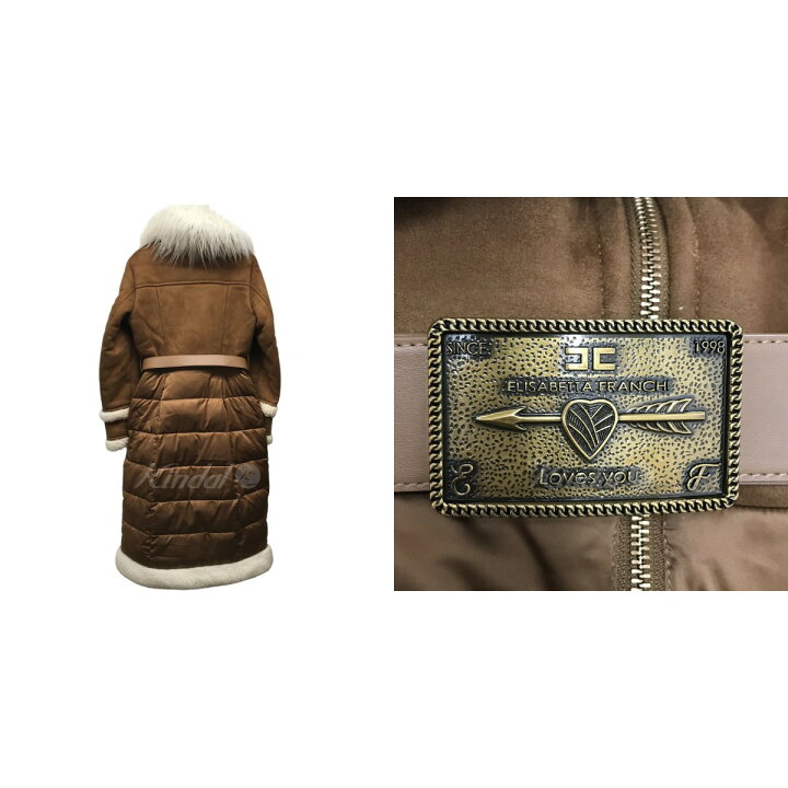 楽天市場】【中古】ELISABETTA FRANCHI21AW「Padded voile and faux 