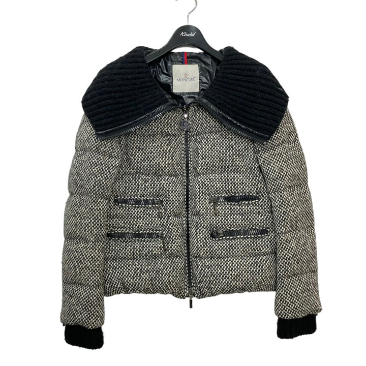 楽天市場】【中古】MONCLER PUTOIS ツイード ダウンジャケット 122-093 