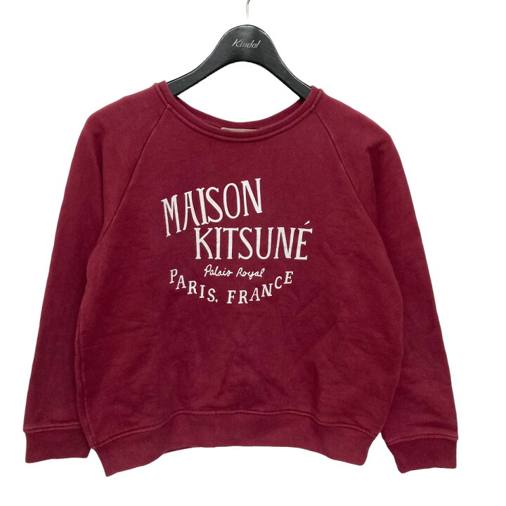 楽天市場】【中古】MAISON KITSUNE プリントスウェット レッド サイズ  