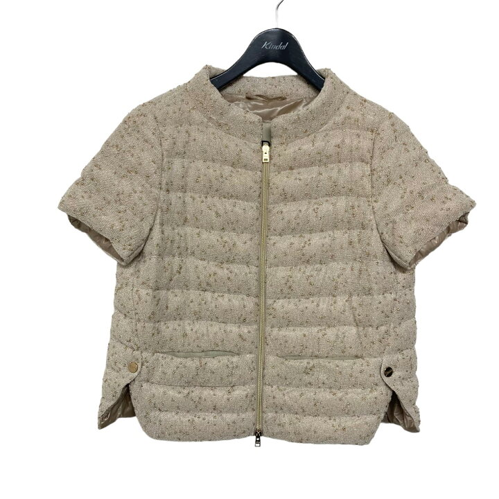 楽天市場】【中古】HERNO 半袖ダウンジャケット ベージュ サイズ：42 