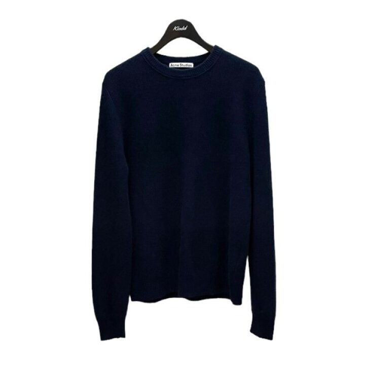 楽天市場】【中古】ACNE STUDIOS カシミヤクルーネックニット ネイビー  