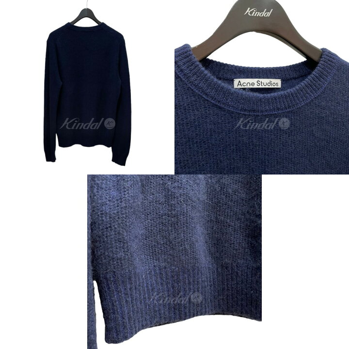 楽天市場】【中古】ACNE STUDIOS カシミヤクルーネックニット ネイビー  