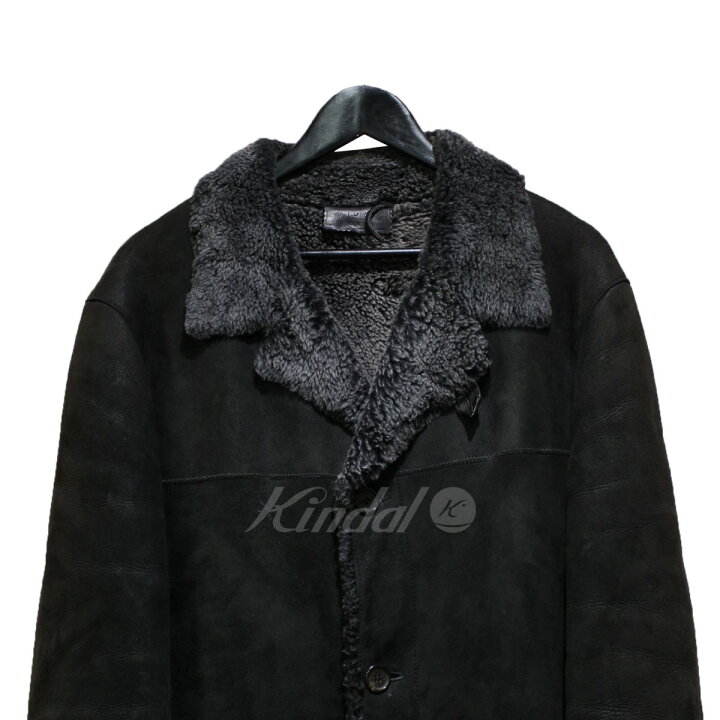 楽天市場】【中古】PRADA ラムレザームートンコート ブラック サイズ 