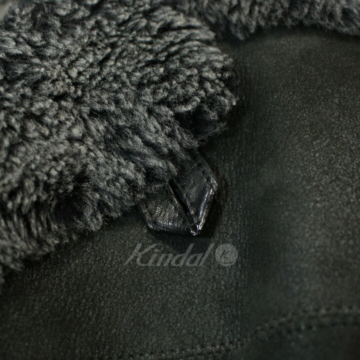 楽天市場】【中古】PRADA ラムレザームートンコート ブラック サイズ 