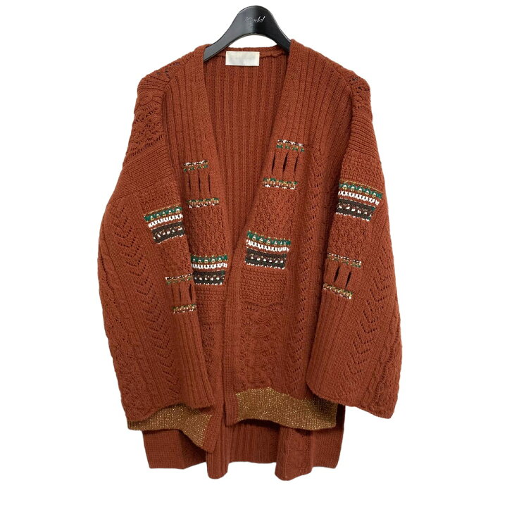 楽天市場】【中古】mame kurogouchi 「Oversized Chunky Knit Cardigan 