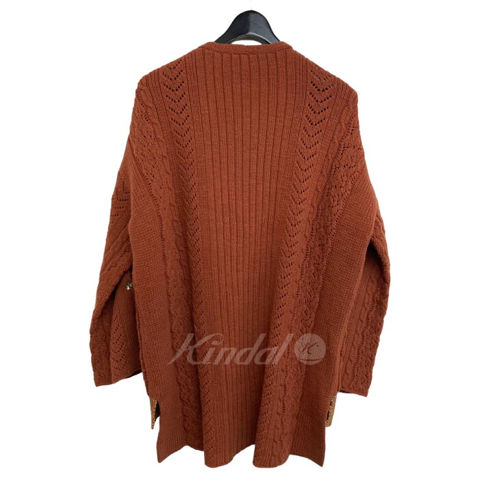楽天市場】【中古】mame kurogouchi 「Oversized Chunky Knit Cardigan 