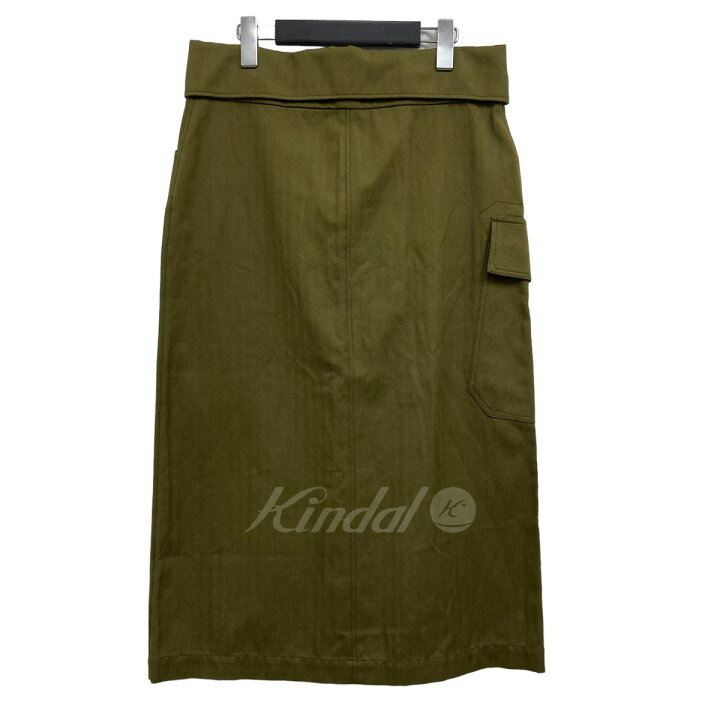 楽天市場】【中古】KENZOラップスカート カーキ サイズ：38【価格  