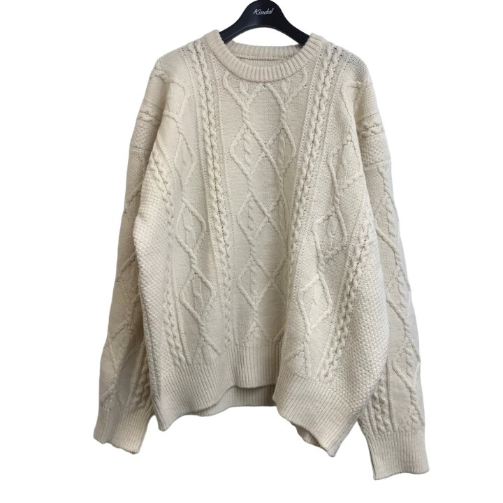 楽天市場】【中古】stein 21AW「Oversized Cable Knit LS」ケーブル  