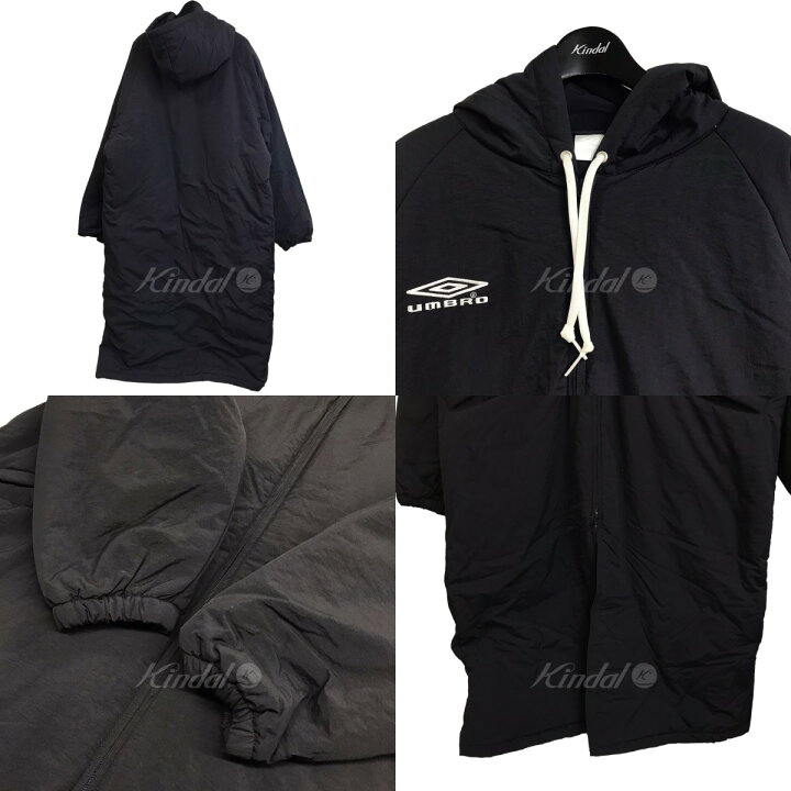 楽天市場】【中古】COMOLI×UMBRO ベンチコート ネイビー サイズ：L 