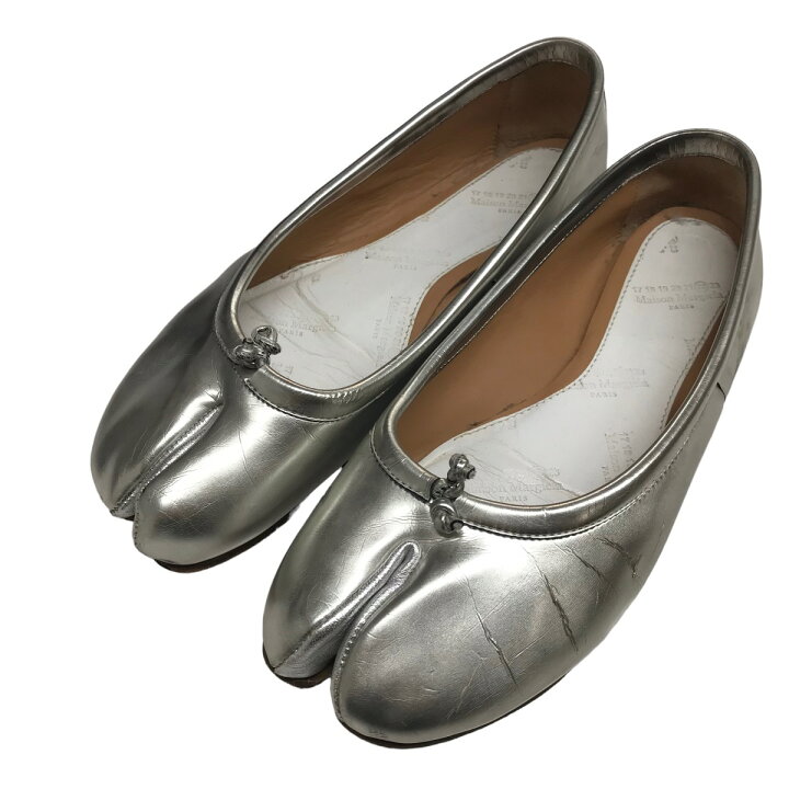 楽天市場】【中古】MARTIN MARGIELA 22 足袋パンプス シルバー サイズ 