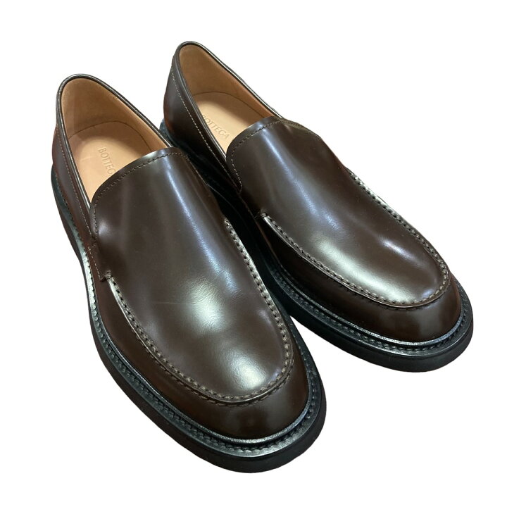 楽天市場】【中古】BOTTEGA VENETAローファー ブラウン サイズ：44 