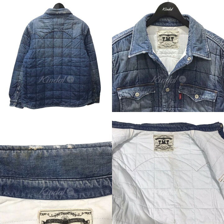 楽天市場】【中古】TMTダメージ加工デニム中綿ジャケット TJK-F2203  