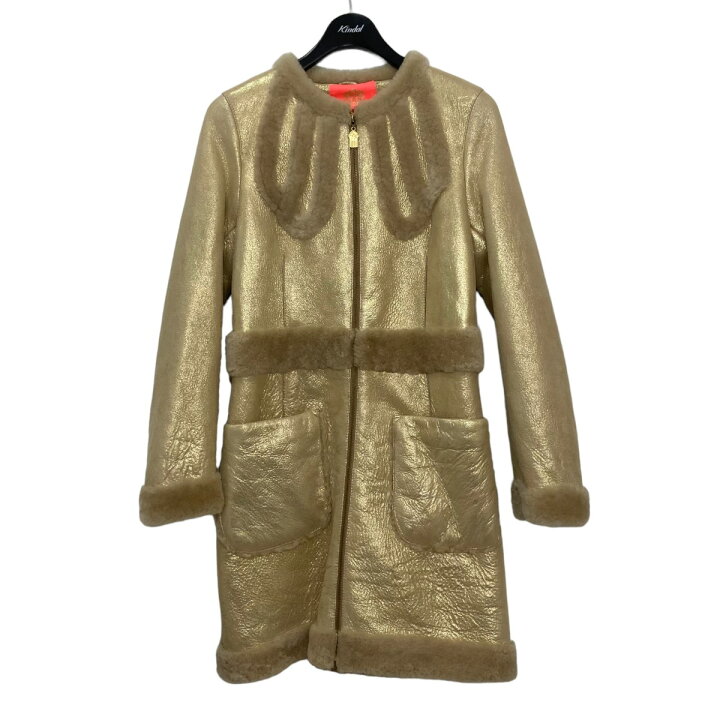 楽天市場】【中古】MANOUSH ノーカラームートンコート RN117879 