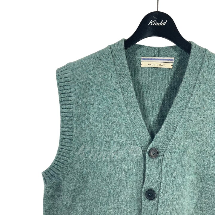 楽天市場】【中古】CRISTASEYAニットベスト SHETLAND GILET ターコイズ  