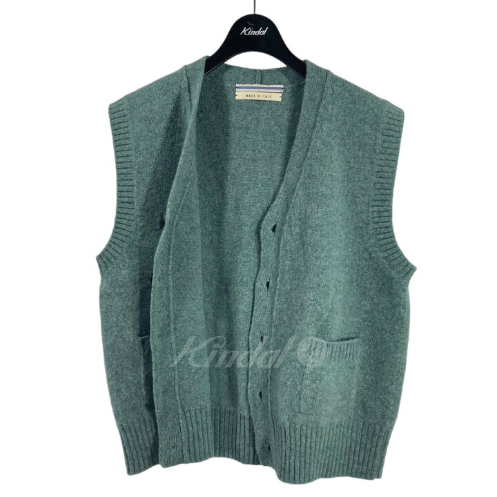 楽天市場】【中古】CRISTASEYAニットベスト SHETLAND GILET ターコイズ  