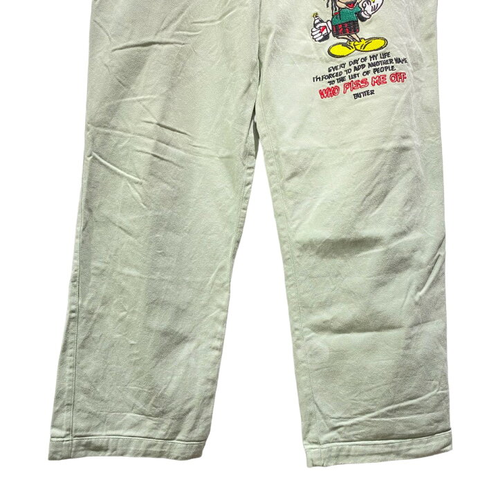 楽天市場】【中古】Butter Goods刺繍デザインパンツ ミントグリーン 