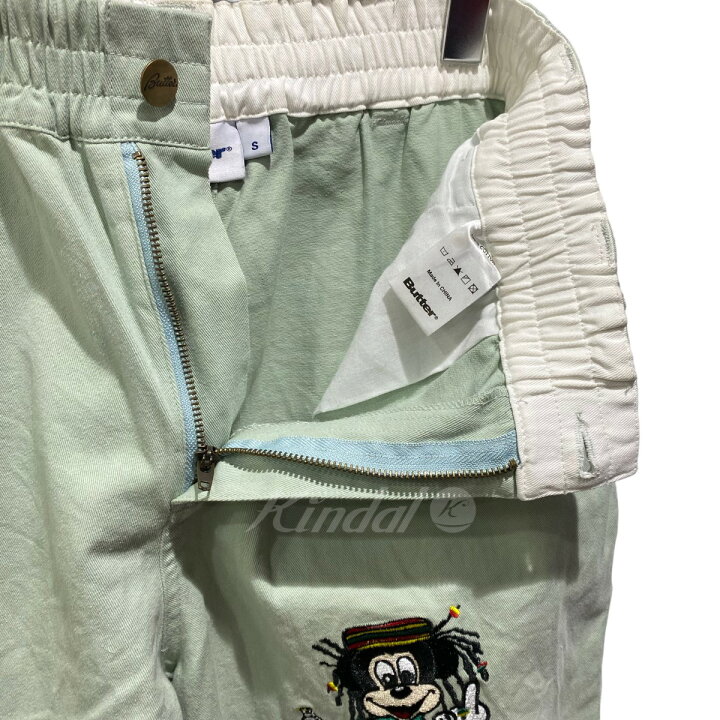 楽天市場】【中古】Butter Goods刺繍デザインパンツ ミントグリーン 