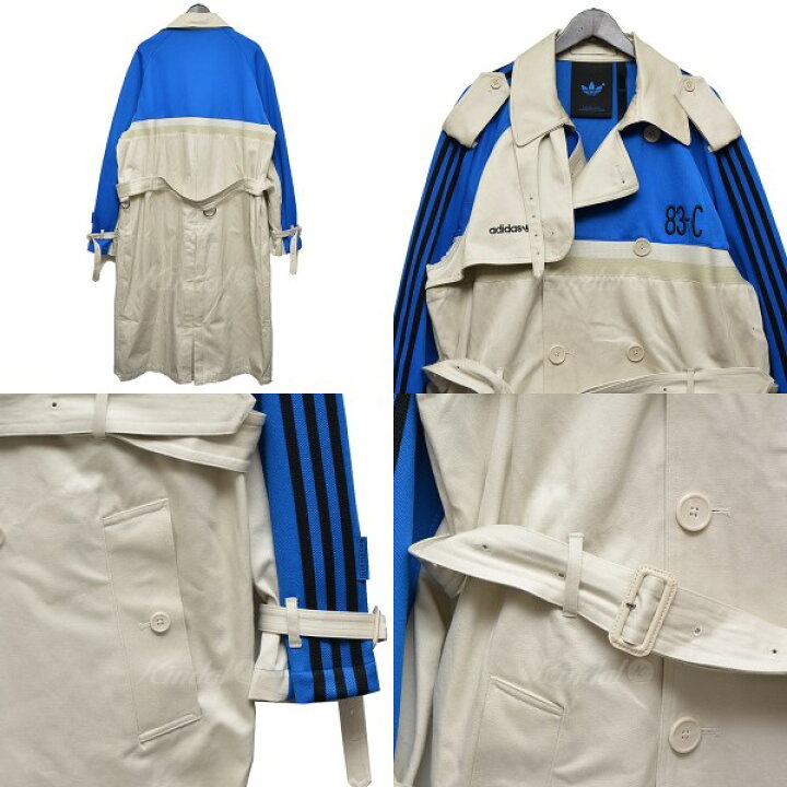 楽天市場】【中古】adidas BLUE VERSION 83-C TRENCH COAT ドッキング 
