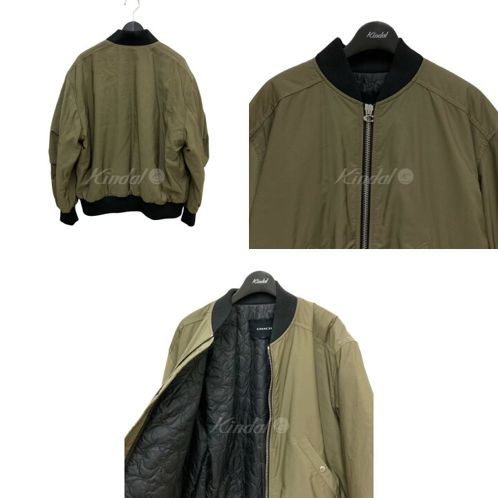 楽天市場】【中古】COACH MA-1ジャケット CB619 オリーブ サイズ 