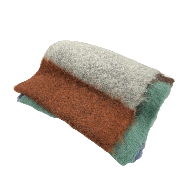 楽天市場】【中古】YOKE 2023AW 「MOHAIR BORDER LONG STOLE」モヘア  