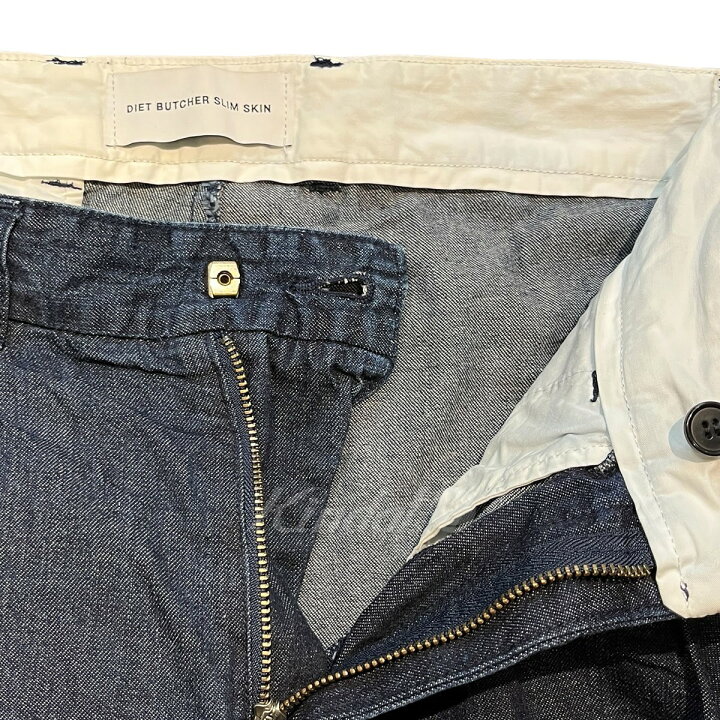 楽天市場】【中古】DIET BUTCHER SLIM SKIN 19SSテーパードデニム 