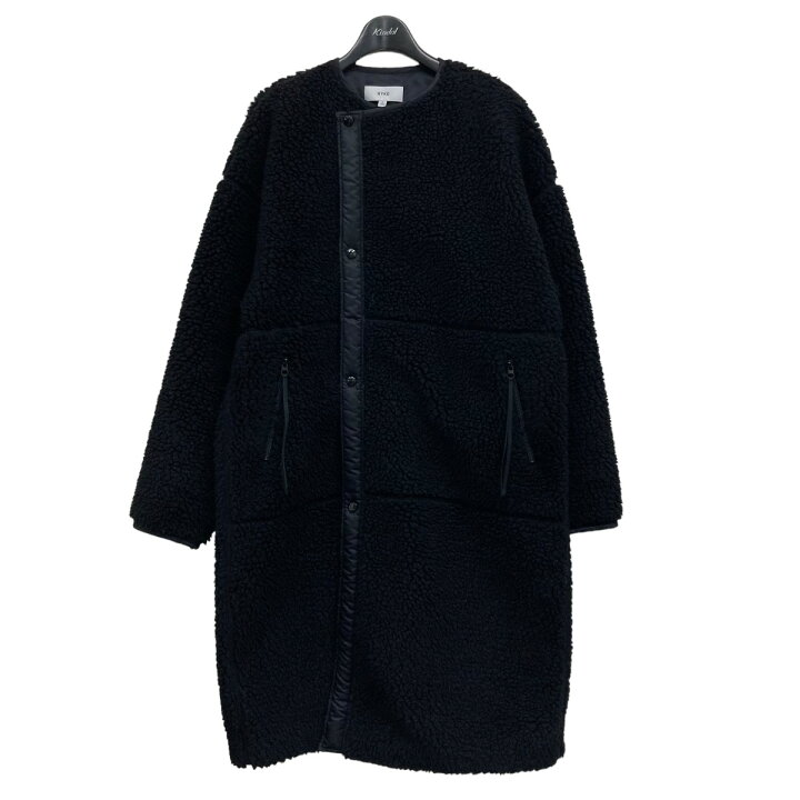 楽天市場】【中古】HYKE ｢FAUX SHEARLING COAT｣ボアコート ブラック  