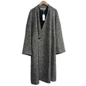 【中古】SASQUATCHfabrix．　19AW TWEED ORIENTAL WRAP COAT コート アッシュブラウン サイズ：L 【201123】（サスクワァッチファブリックス．）