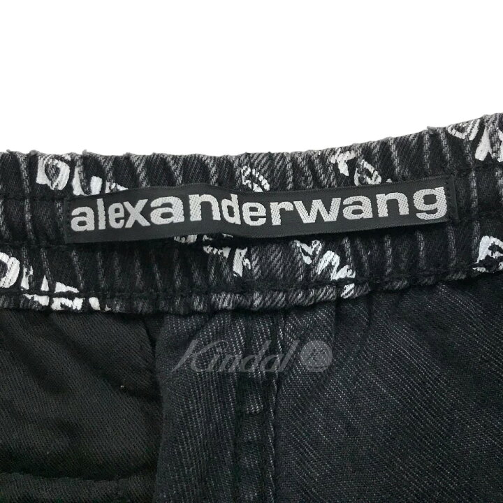 楽天市場】【中古】ALEXANDER WANGバイアスロゴデニムジョガーパンツ 