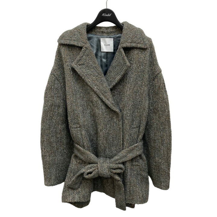 楽天市場】【中古】CLANE MIX LOOP TWEED BOX COAT コート 11101-0062 