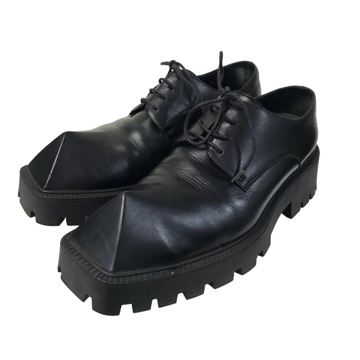 楽天市場】【中古】BALENCIAGA 22AW RHINOダービーシューズ ブラック 