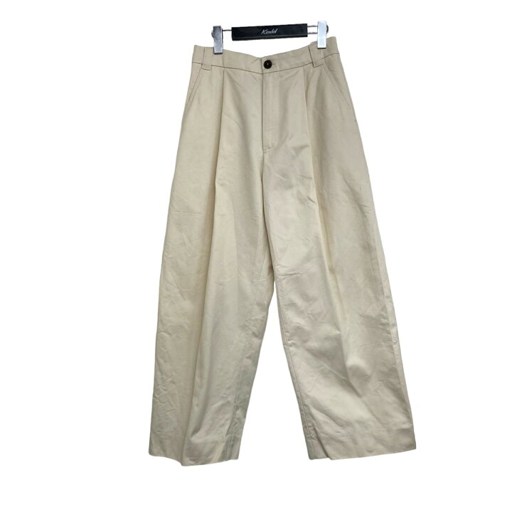 楽天市場】【中古】STUDIO NICHOLSONコットンツイル1タックパンツ 