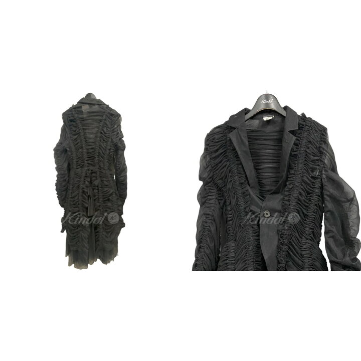 楽天市場】【中古】noir kei ninomiya チュールコート ブラック サイズ 