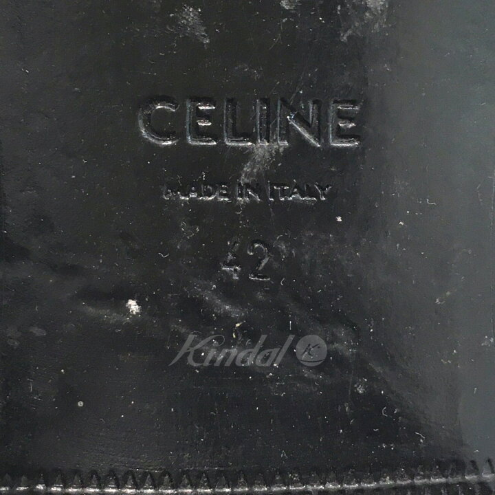 楽天市場】【中古】CELINE ジャクノジップドブーツシャイニーカーフ  