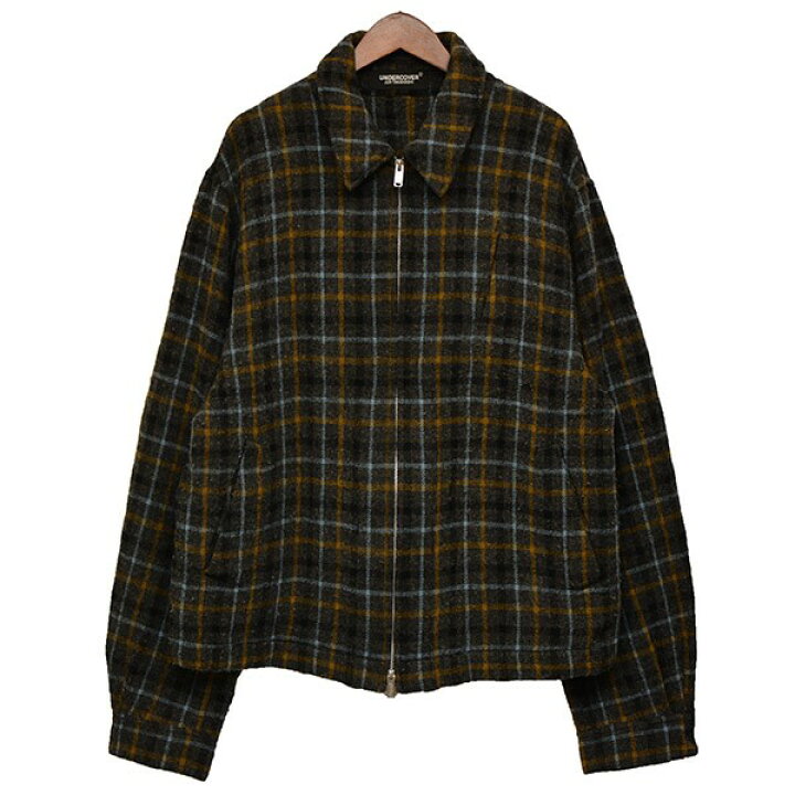 楽天市場】【中古】UNDER COVER 縮絨Wブルゾン CK ウールチェック  