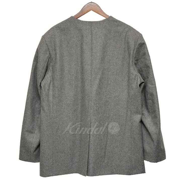 楽天市場】【中古】REVERBERATE ノーカラージャケット グレー サイズ 