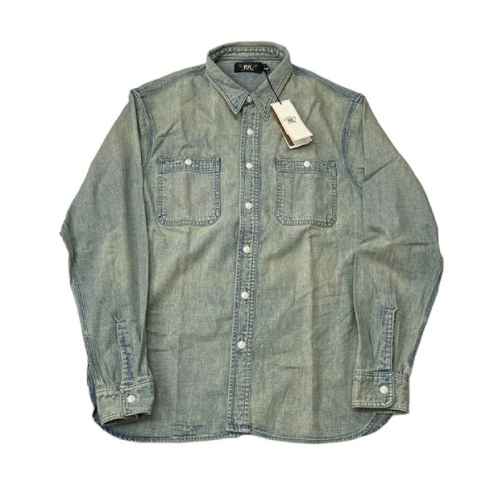 楽天市場】【中古】RRL デニム シャツ インディゴ サイズ：L 【211123 