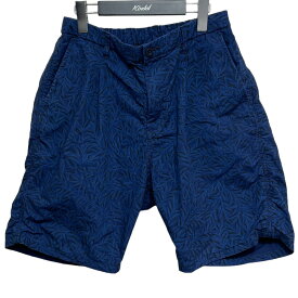 【中古】nonnative　DWELLER EASY SHORTS COTTON RIPSTOP LIBERTY PRINT ネイビー サイズ：2 【211123】（ノンネイティブ）