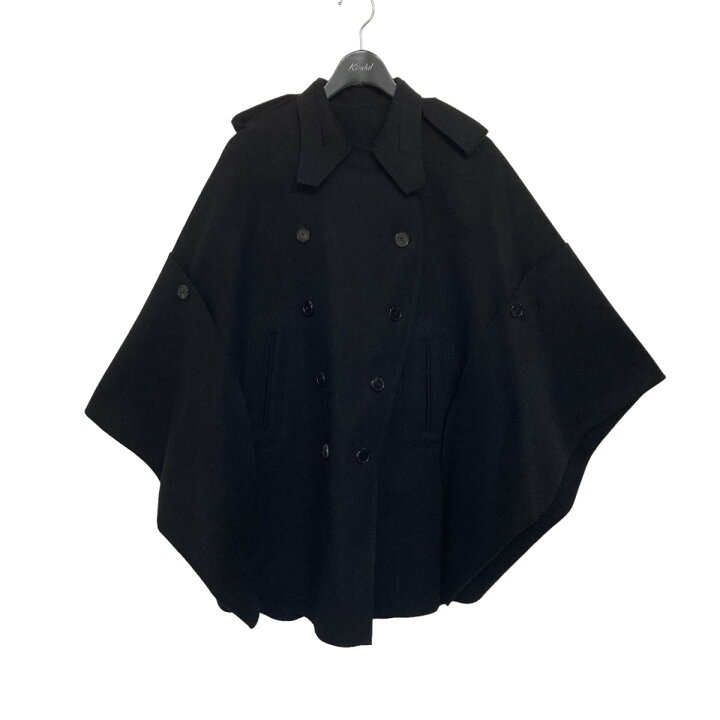 楽天市場】【中古】VALENTINO ケープコート ポンチョ ブラック サイズ 