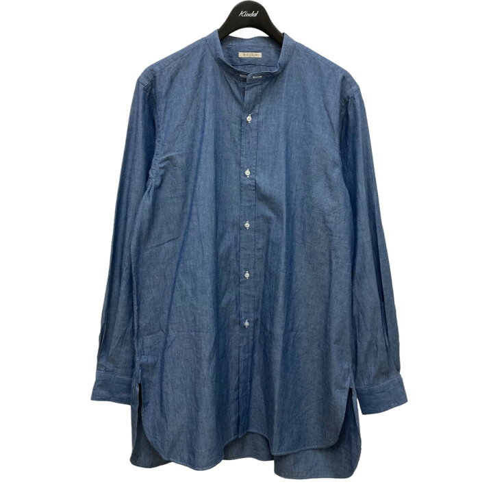 楽天市場】【中古】HEUGN バンドカラーシャツ SHIRT023 ライトブルー 