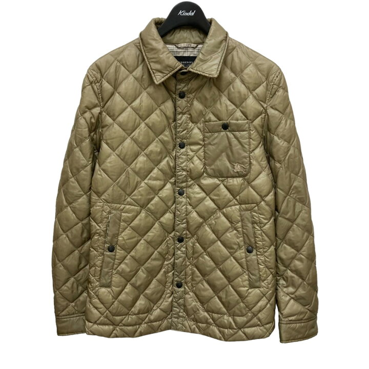 楽天市場】【中古】BURBERRY BLACK LABEL キルティングジャケット 