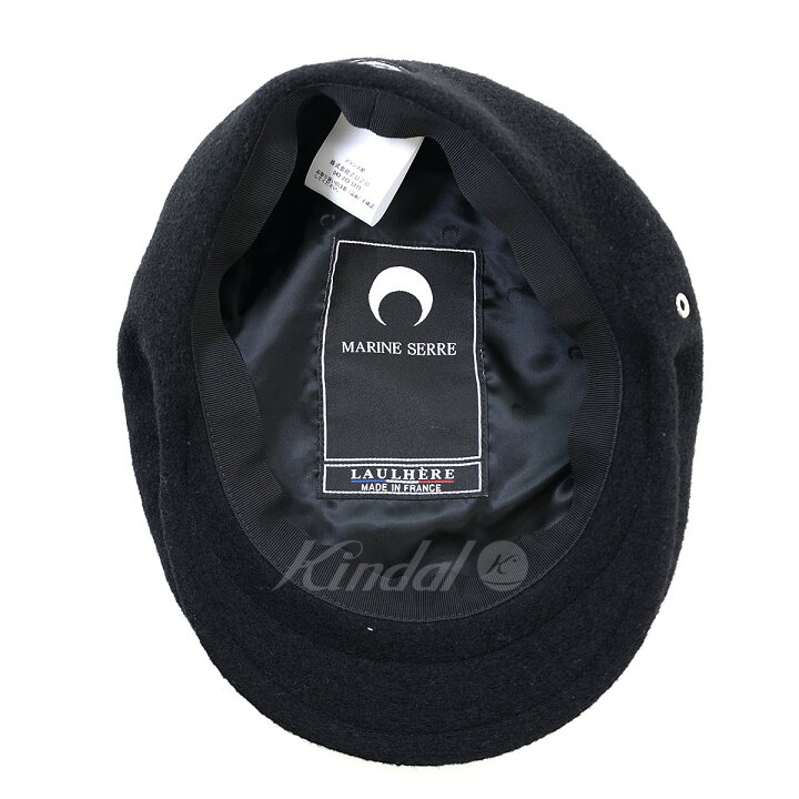 楽天市場】【中古】MARINE SERRE ×LAYLHERE EMBROIDERED FRENCH BERET 