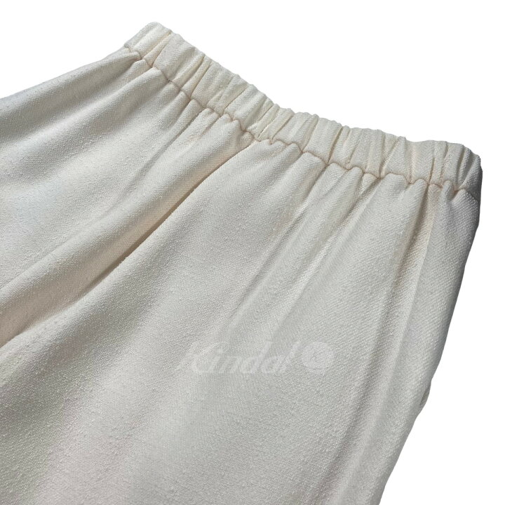 楽天市場】【中古】yoriツイードライクピンタックパンツ アイボリー 