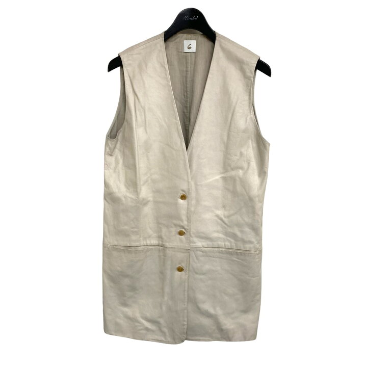 楽天市場】【中古】6(ROKU) BEAUTY＆YOUTH 「LEATHER VEST 