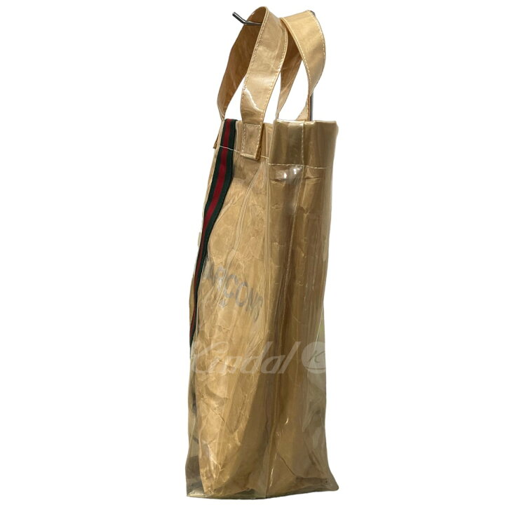 楽天市場】【中古】COMME des GARCONS×GUCCIPVCトートバッグ ベージュ  