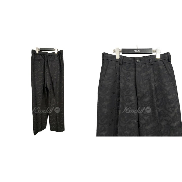 楽天市場】【中古】MAISON SPECIAL×ZARA ジャガードパンツ ブラック  