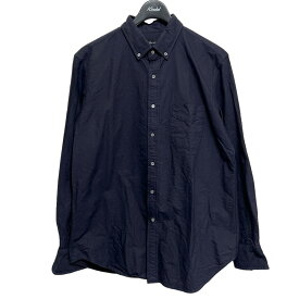 【中古】BLUE WORK　ボタンダウンシャツ ネイビー サイズ：3 【221123】（ブルーワーク）