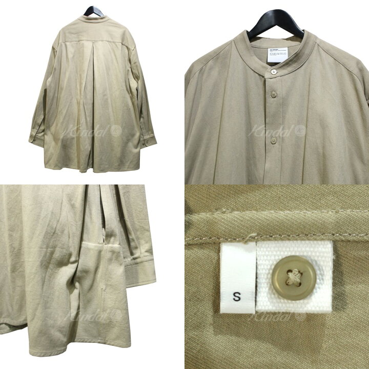楽天市場】【中古】HED MAYNER22SS 3 PLEAT SHIRT ノーカラーオーバー  